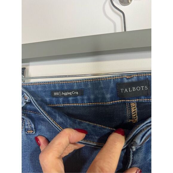 Talbots Jegging Crop Jeans Plus 20W - Picture 5 of 9